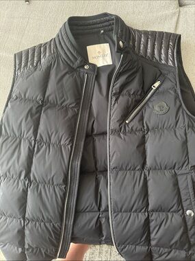 Moncler Men's Black Quilted Puffer Vest